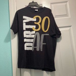 Dirty 30 AF T-shirt Unisex L Fitted